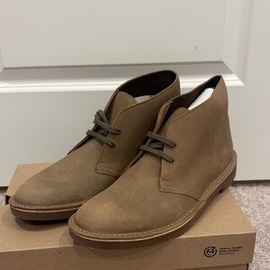 Clark’s Men's Brown Leather Chukka Boots Bushacre 2